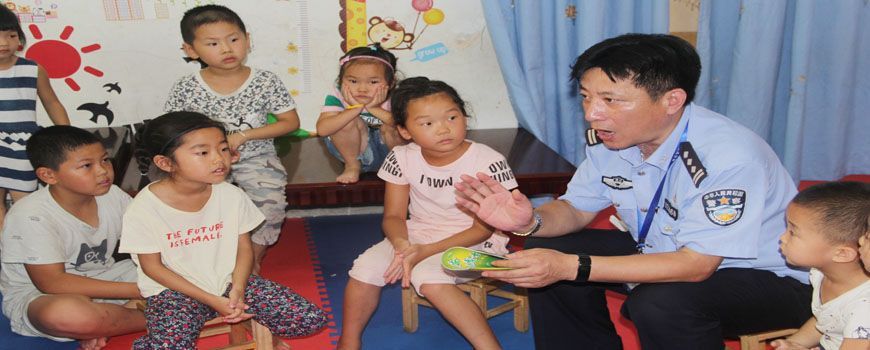 江北交警走進洪塘基地萌芽樂園